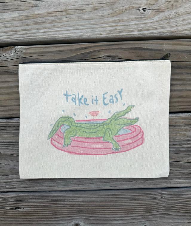 Zip Pouch Sm Gator